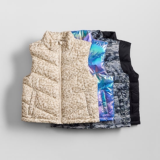 Xersion Little & Big Kid Girls Puffer Vest