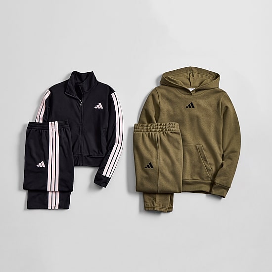 adidas Big Kid Girls Logo 2-pc. Track Suit