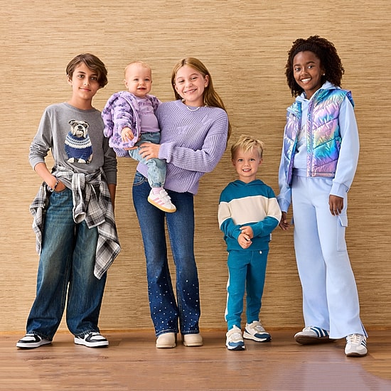 Xersion Little & Big Kid Girls High Rise Wide Leg Active Fleece Cargo Pant