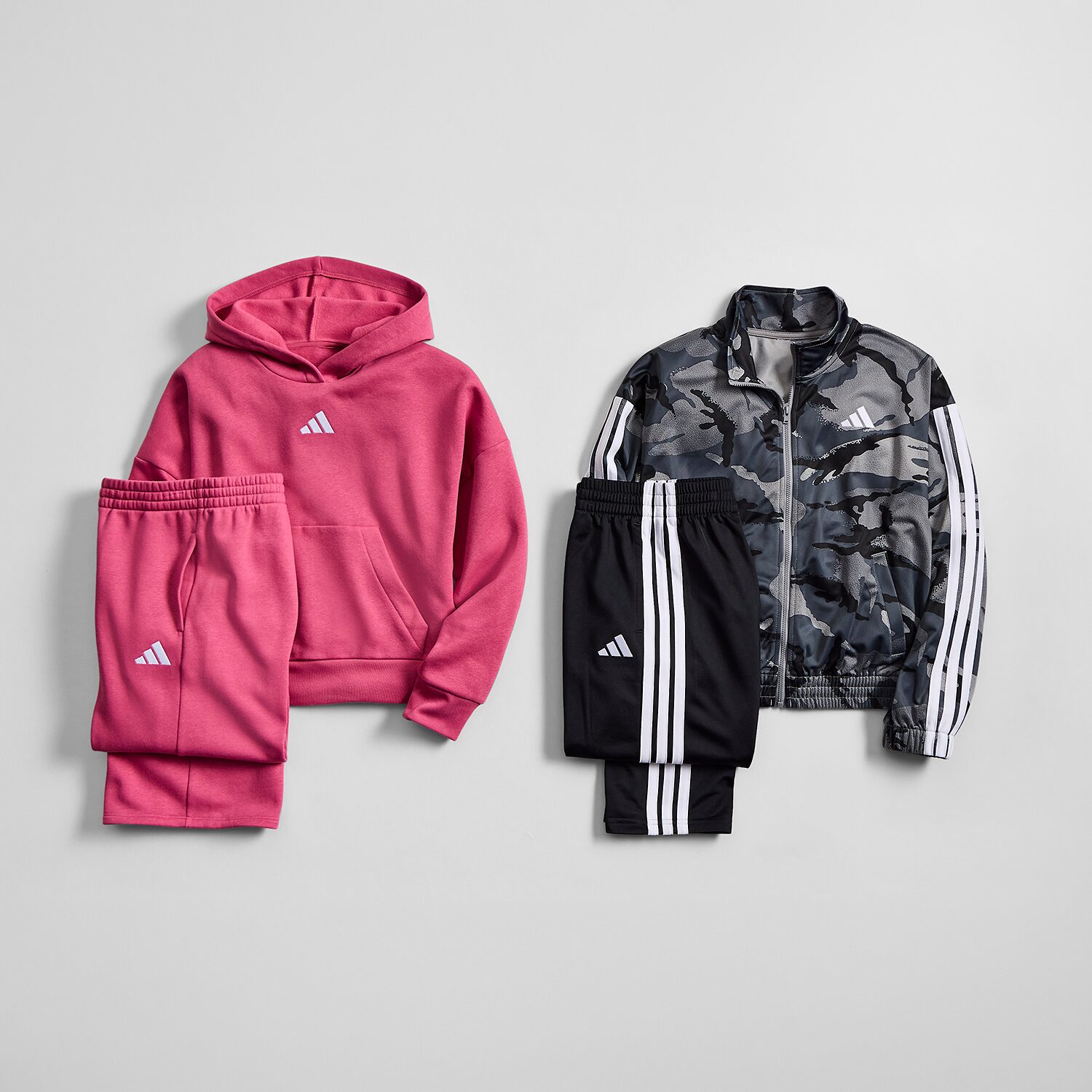 adidas Big Kid Girls Fleece 2-pc. Pant Set