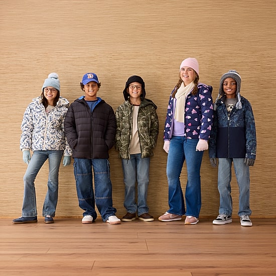 Free Country Little & Big Kid Boys Hooded Water Resistant Heavyweight System Jacket