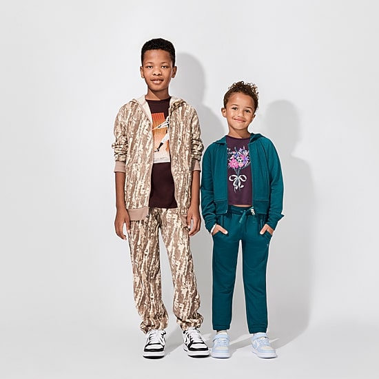Xersion Little & Big Kid Boys Cinched Mid Rise Regular Fit Fleece Jogger Pant