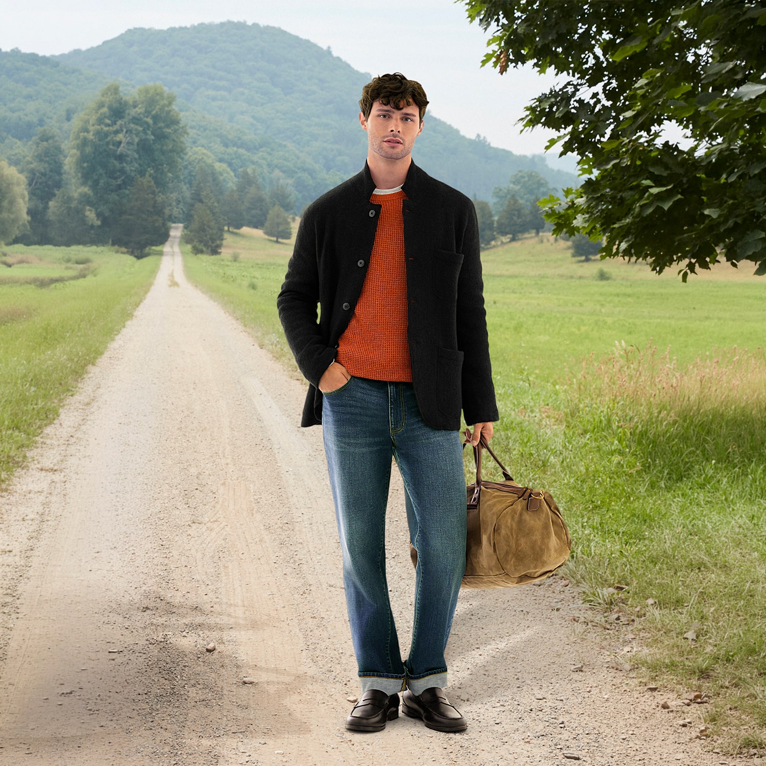 mutual weave Mens Jacket