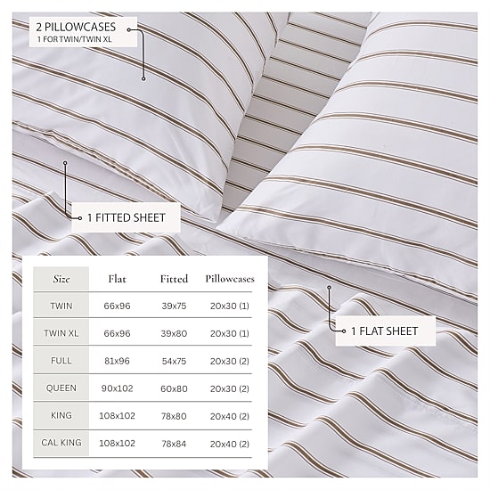 Linery Classic Striped Sheet Set