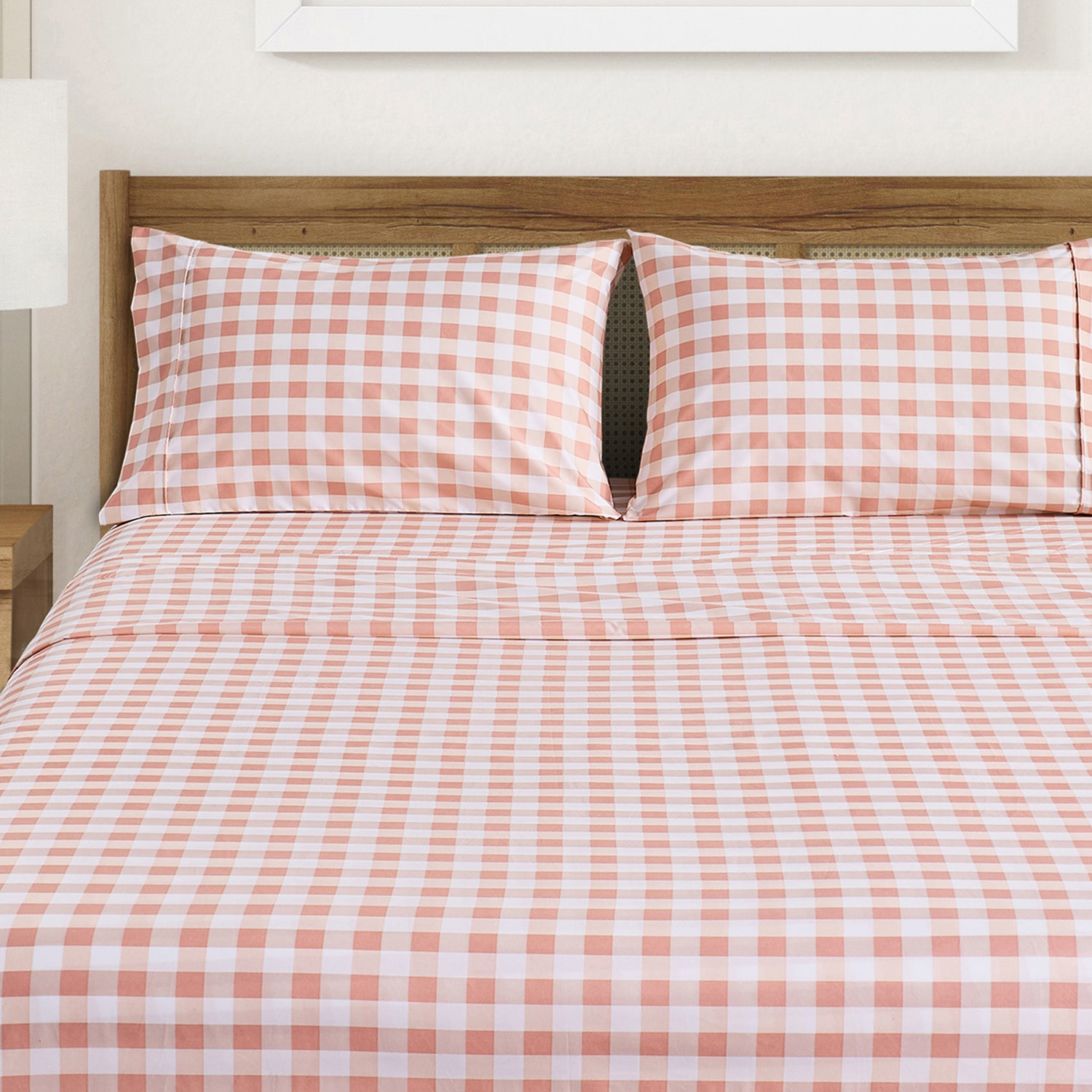 Linery Gingham Printed Sheet Set