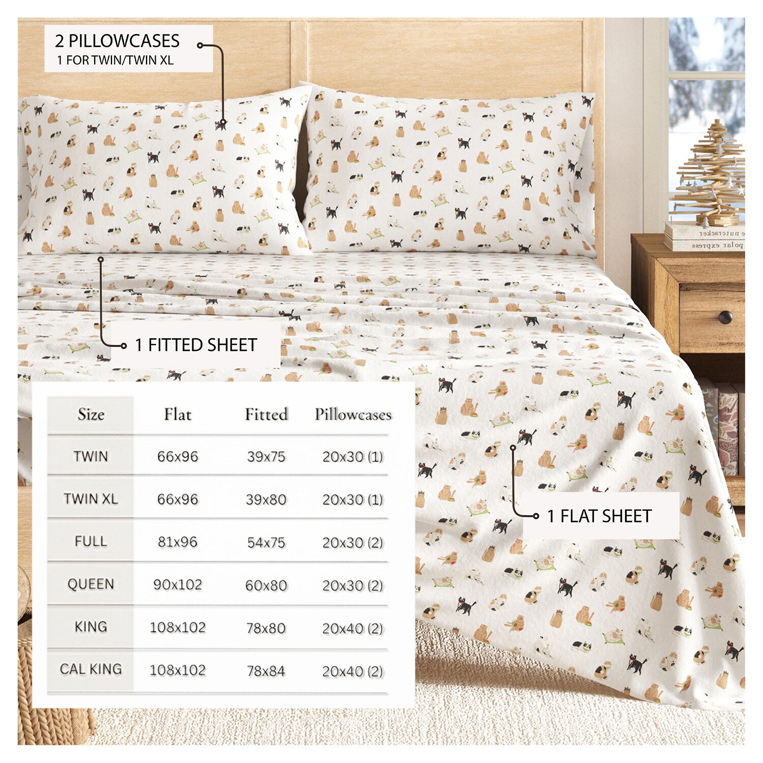 Linery Turkish Christmas Sheet Set