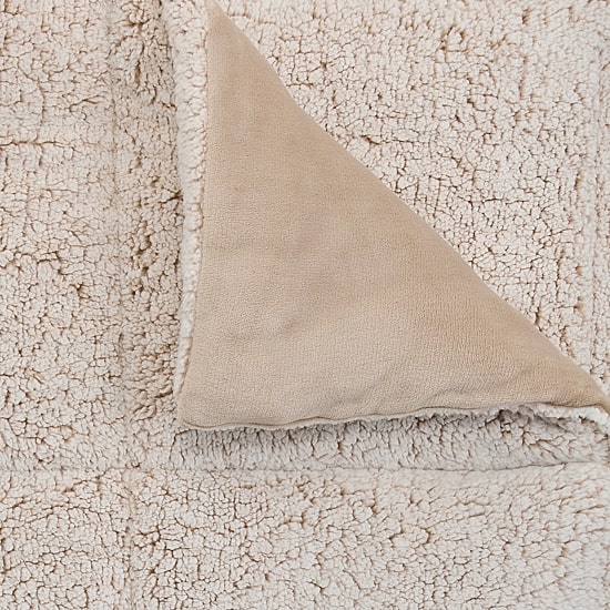 North Pole Trading Co. Solid Faux Mink To Faux Sherpa Reversible Comforter