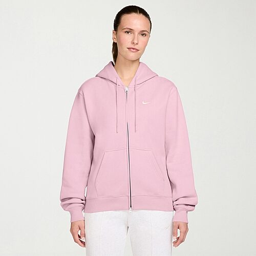 Nike Womens Long Sleeve Zipper Active Plus Hoodie, 2x, Pink