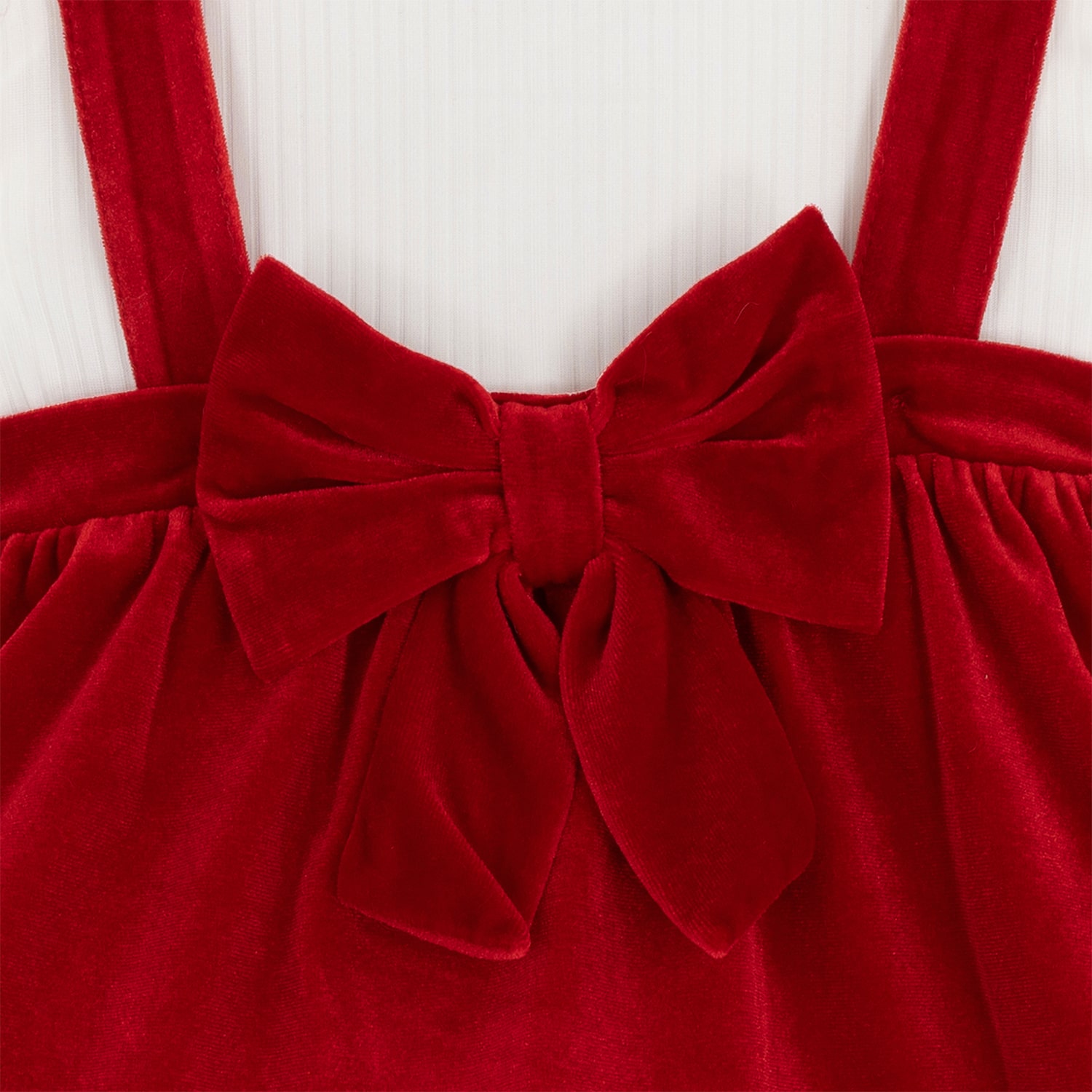 Rare Editions Baby Girls Fitted Bows 3-pc. Dress Set