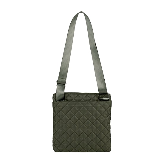 Julia Buxton Quilted Nylon Crossbody Bag
