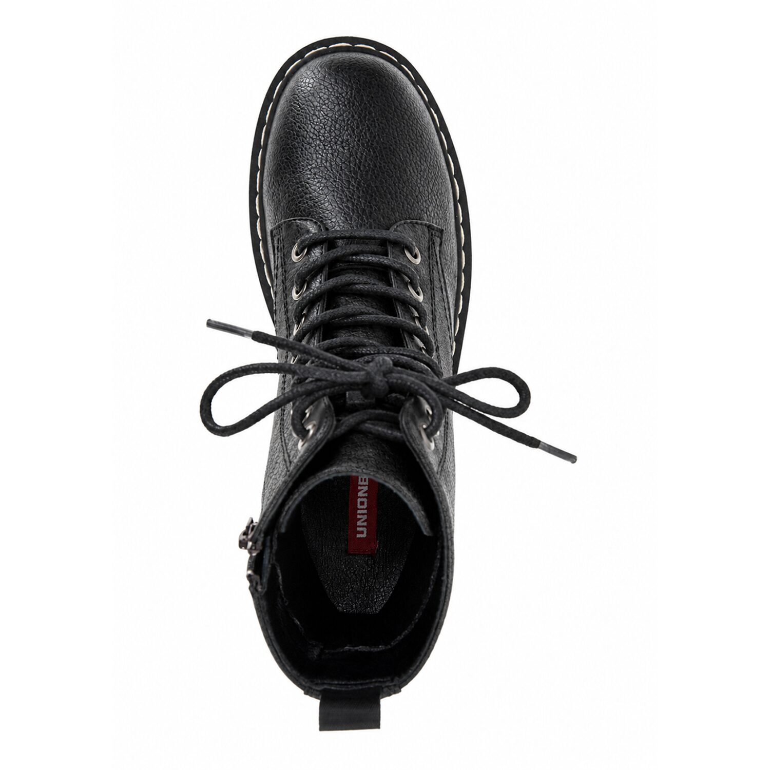 Unionbay Womens Ginny Flat Heel Combat Boots