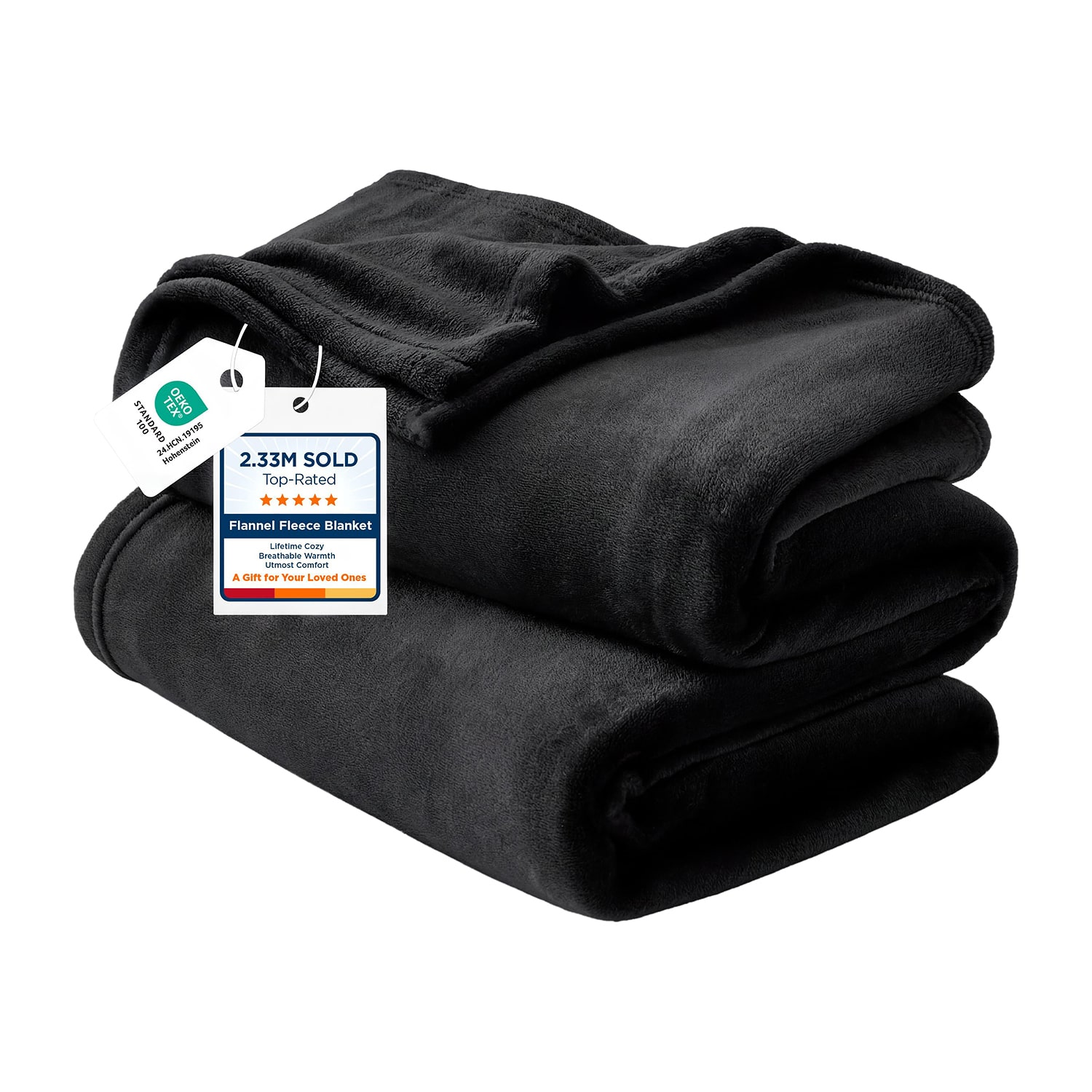Bedsure® Flannel Solid Midweight Blanket