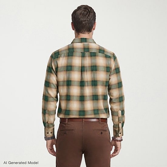 IZOD Stratton Mens Long Sleeve Regular Fit Flannel Shirt
