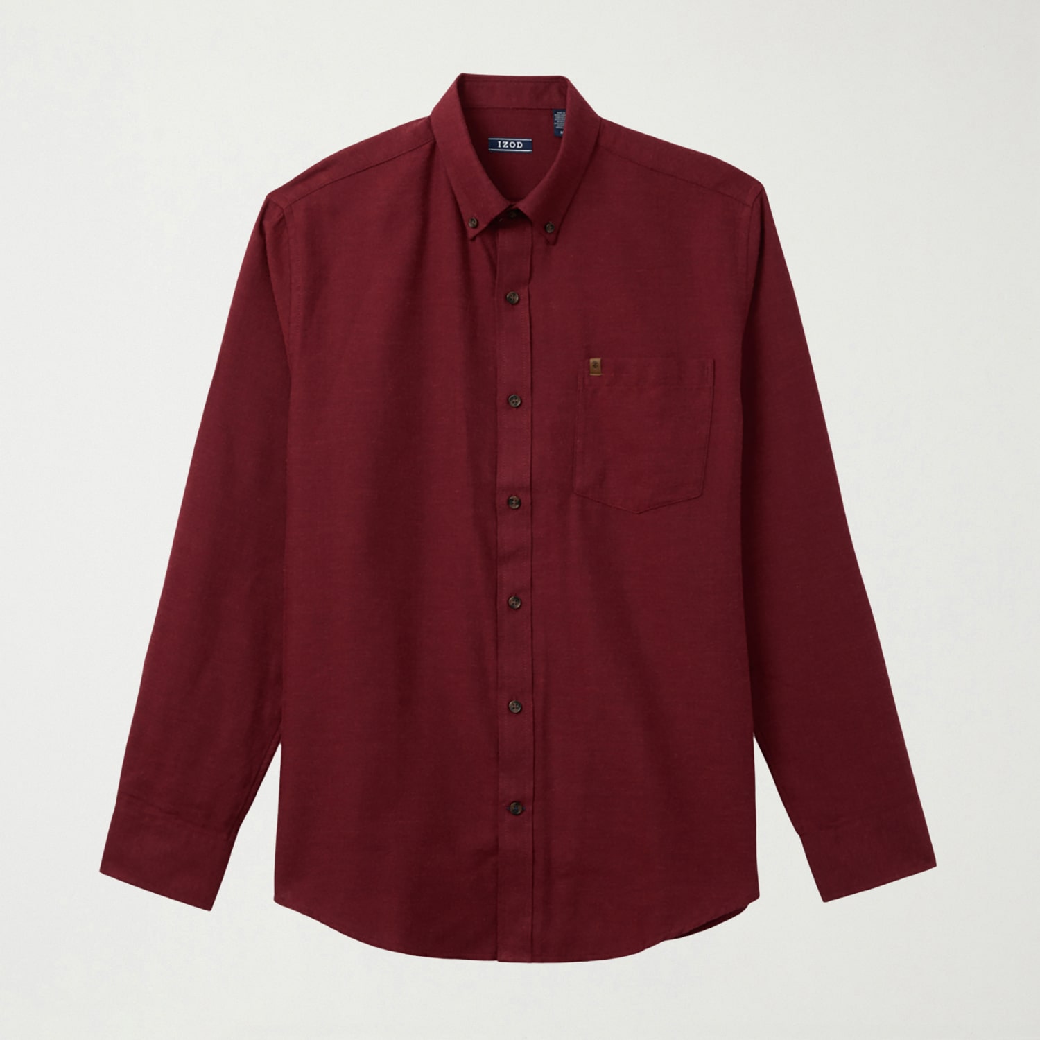 IZOD Stratton Mens Long Sleeve Regular Fit Flannel Shirt