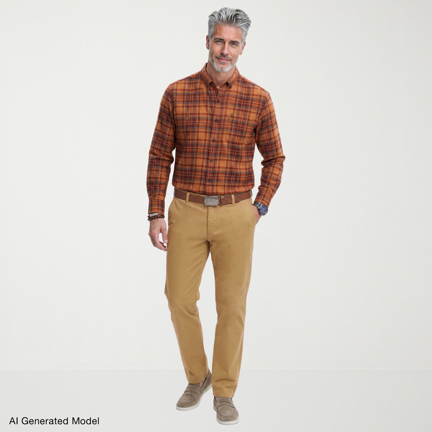 IZOD Stratton Mens Long Sleeve Regular Fit Flannel Shirt