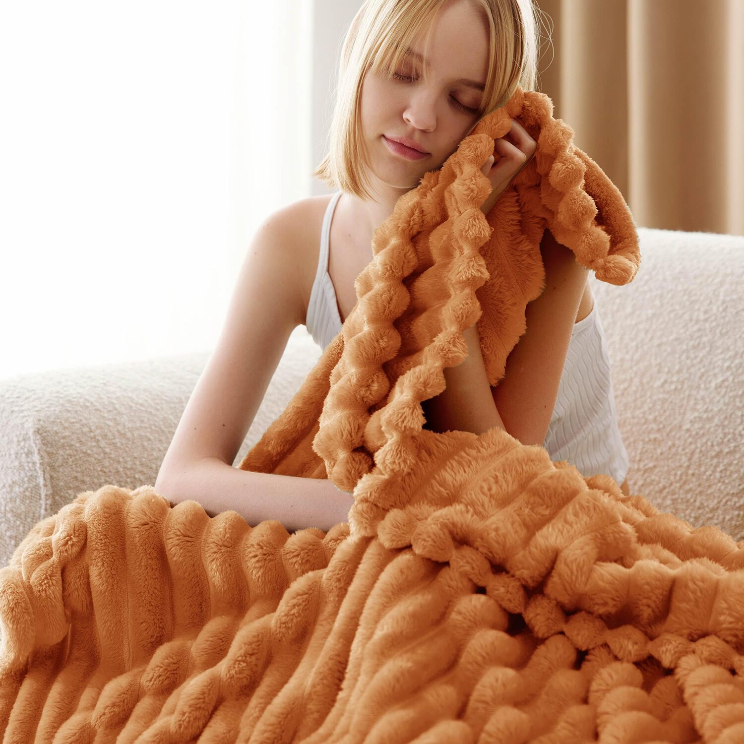 Bedsure® Chunky Corduroy Midweight Blanket