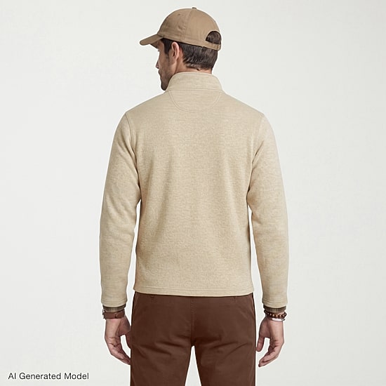 IZOD Thermasoft Sweater Fleece Mens Long Sleeve Quarter-Zip Pullover