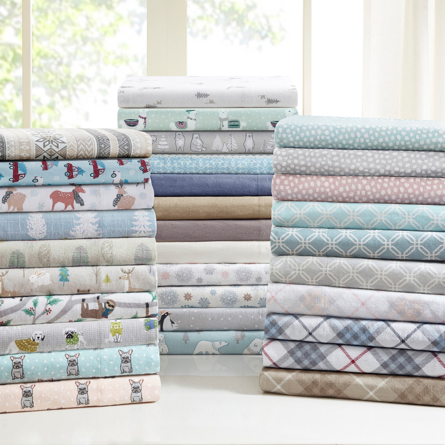 True North By Sleep Philosophy Cozy Flannel Cotton Sheet Set