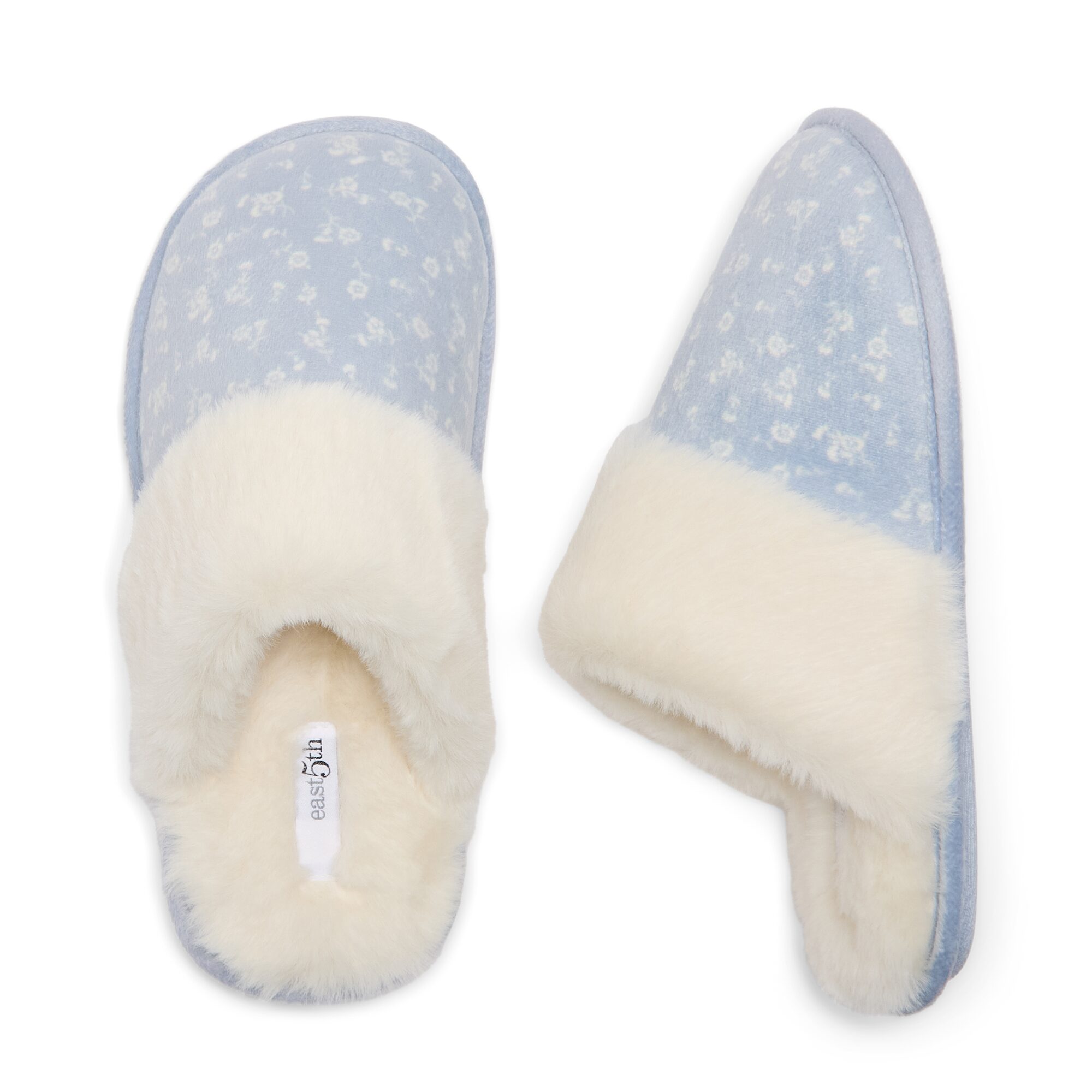 east 5th Printed Womens Round Closed Toe Mules