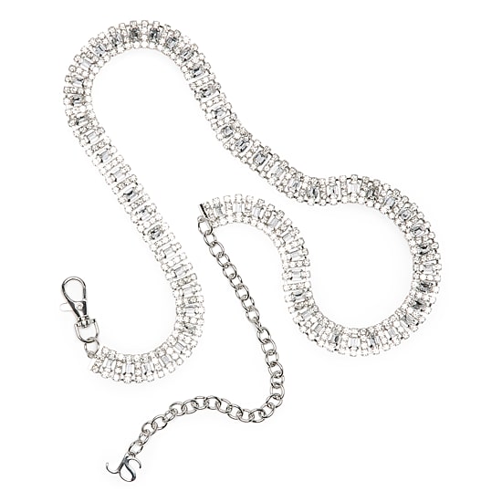 JS Jessica Simpson Diamond Chain Womens Belt