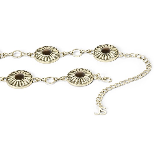 JS Jessica Simpson Stone Floral Womens Belt