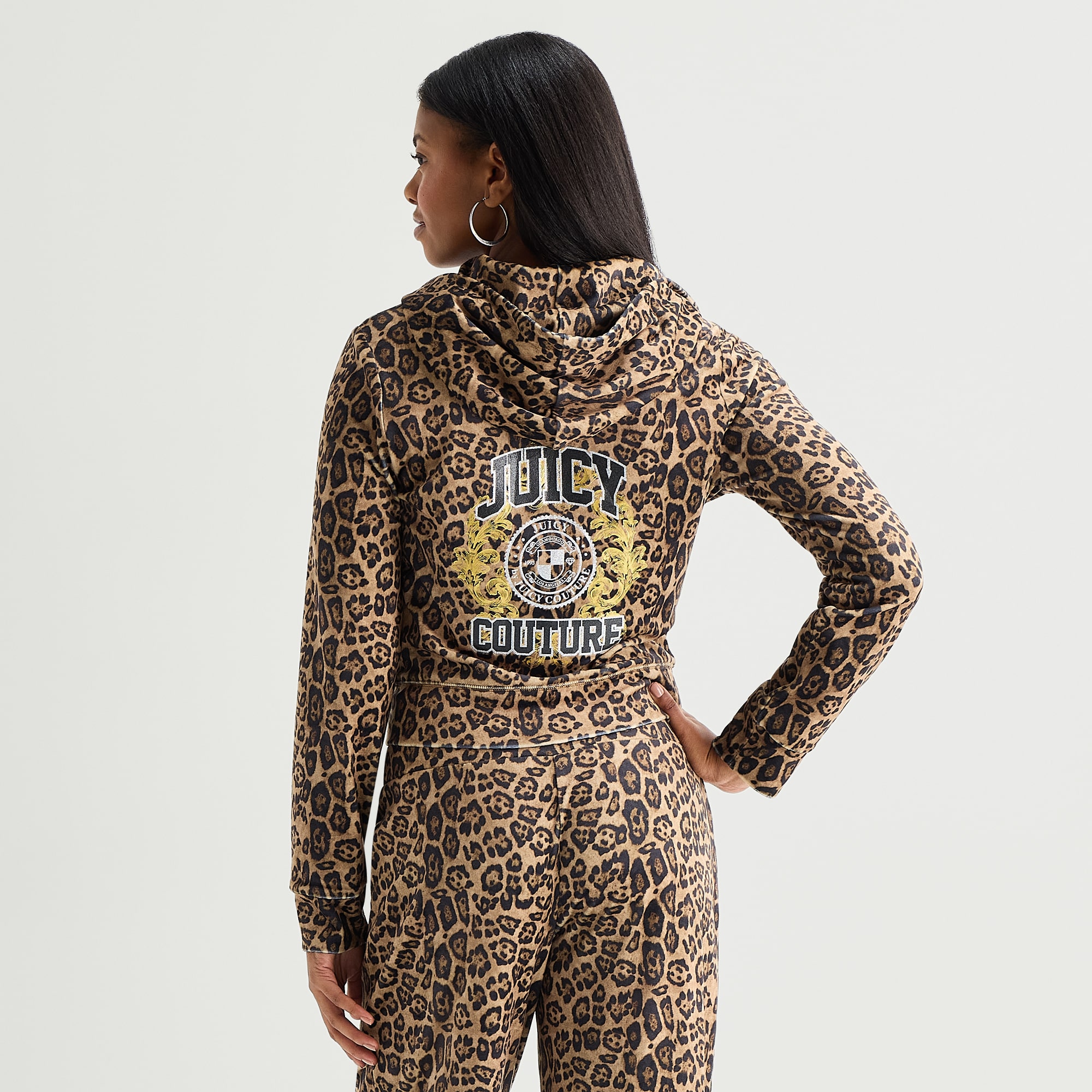 Juicy By Couture Womens Juniors Hooded Lightweight Track Jacket