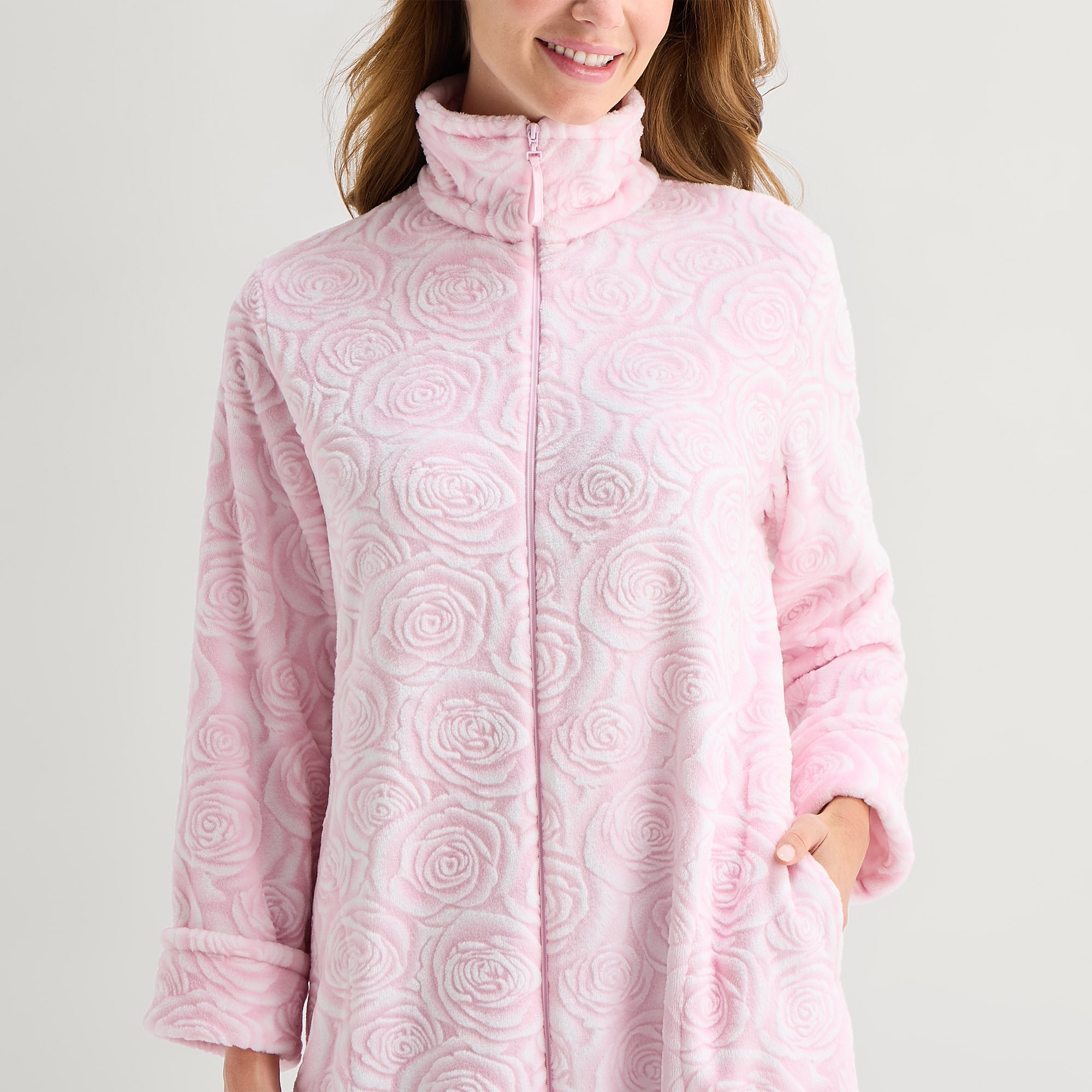 Adonna Womens Long Length Sleeve Robe