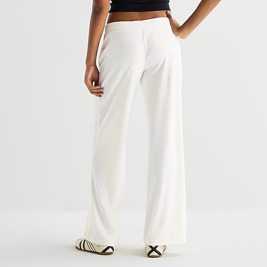 Juicy By Juicy Couture Womens Flare Low Rise Track Pant