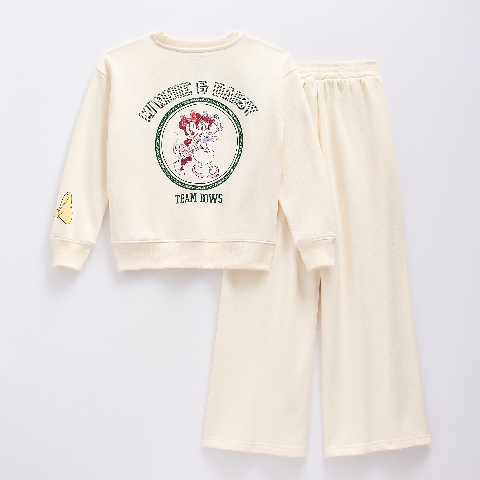 Disney Collection Girls Daisy Duck Minnie Mouse Fleece 2-pc. Pant Set
