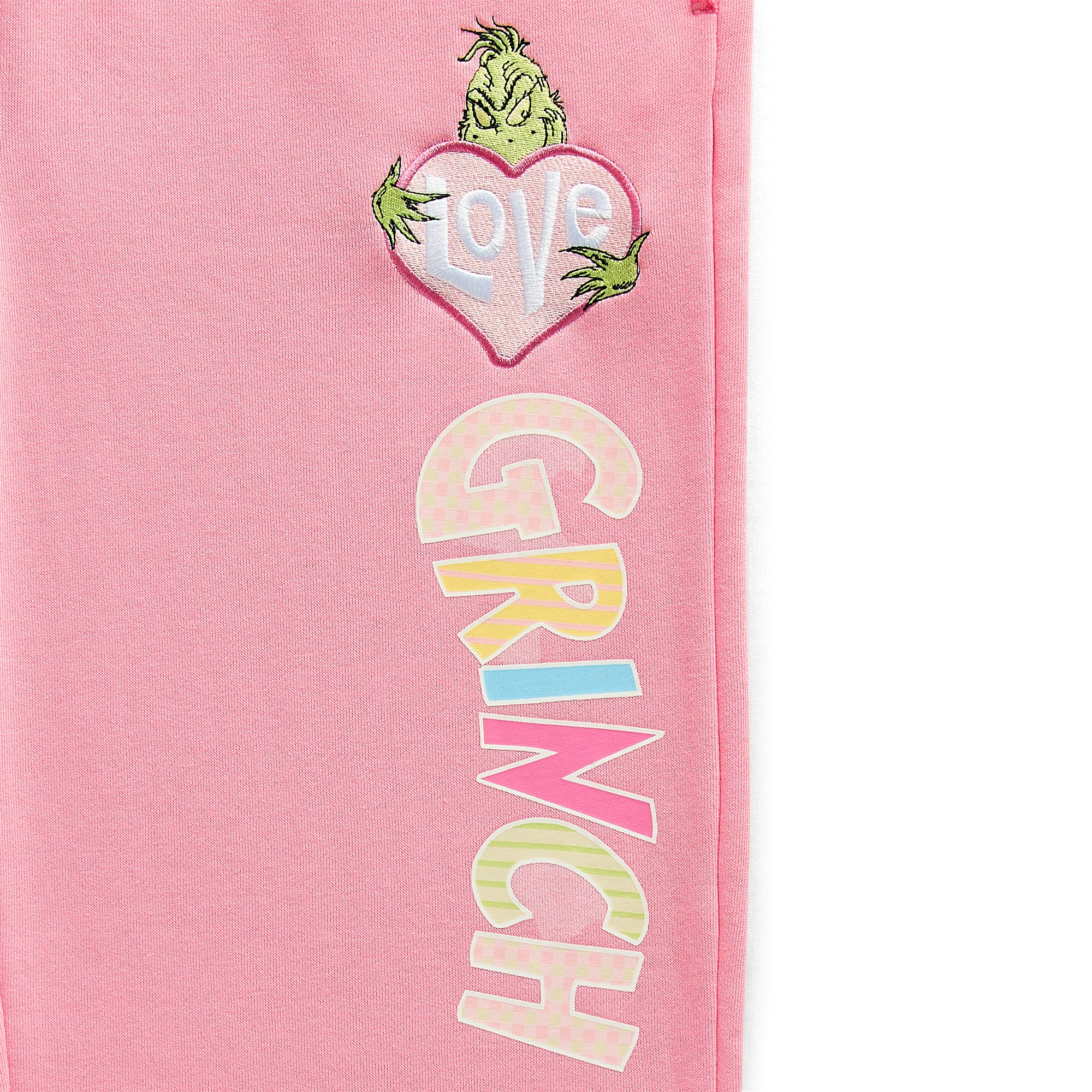 Womens Juniors Straight Grinch Sweatpant