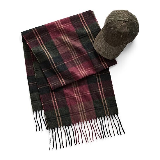 St. John's Bay Baseball Cap & Scarf 2-pc. Cold Weather Set