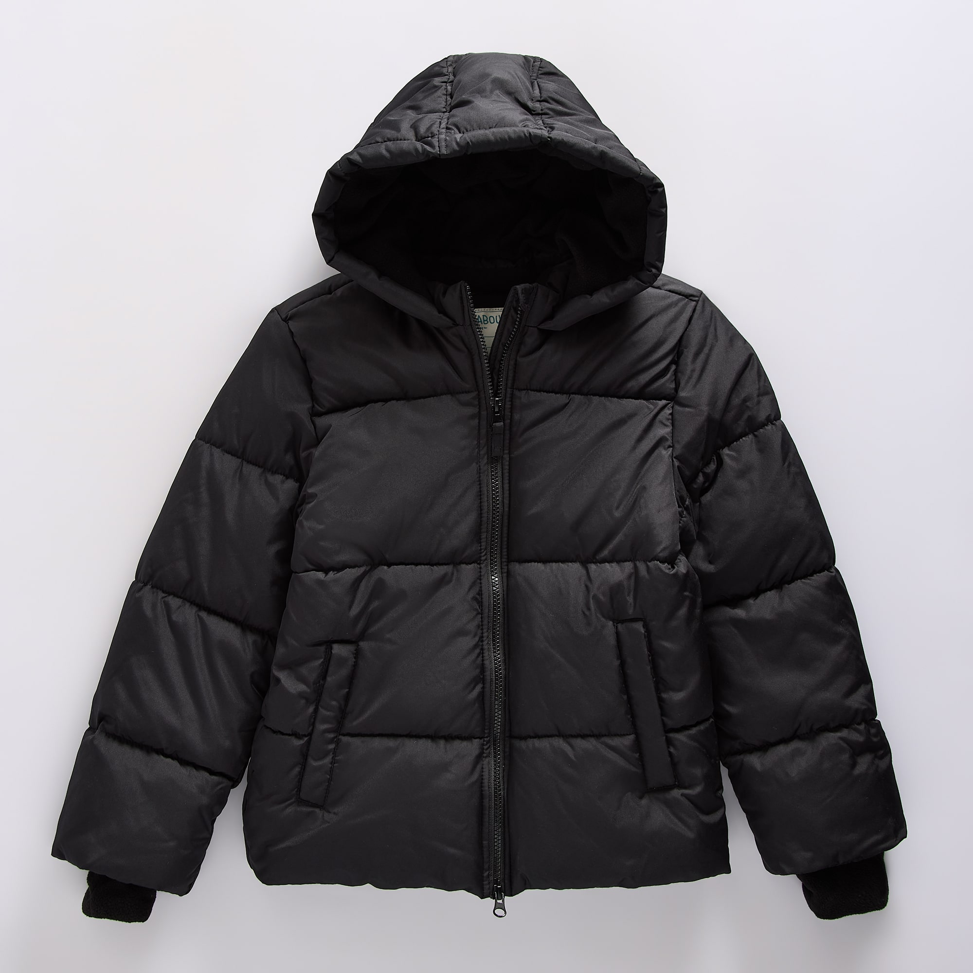 Thereabouts Little & Big Kid Girls Hooded Water Resistant Easy-on + Easy-off Heavyweight Puffer Jacket