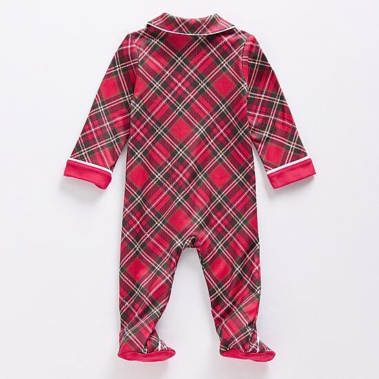 Baby Essentials My First Christmas Baby Boys 2-pc. Plaid Sleep and Play