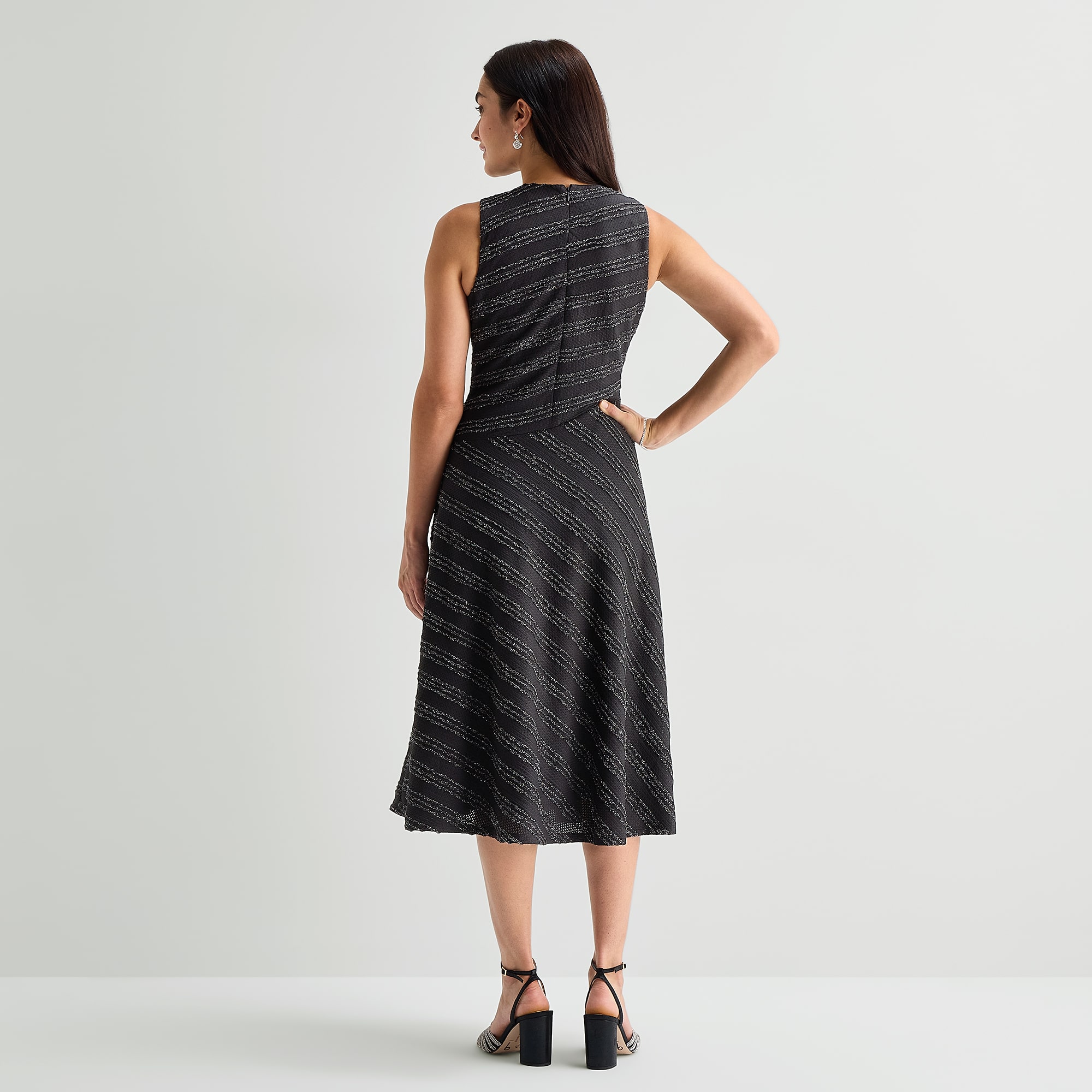 MSK Womens Round Neck Sleeveless Maxi Dress