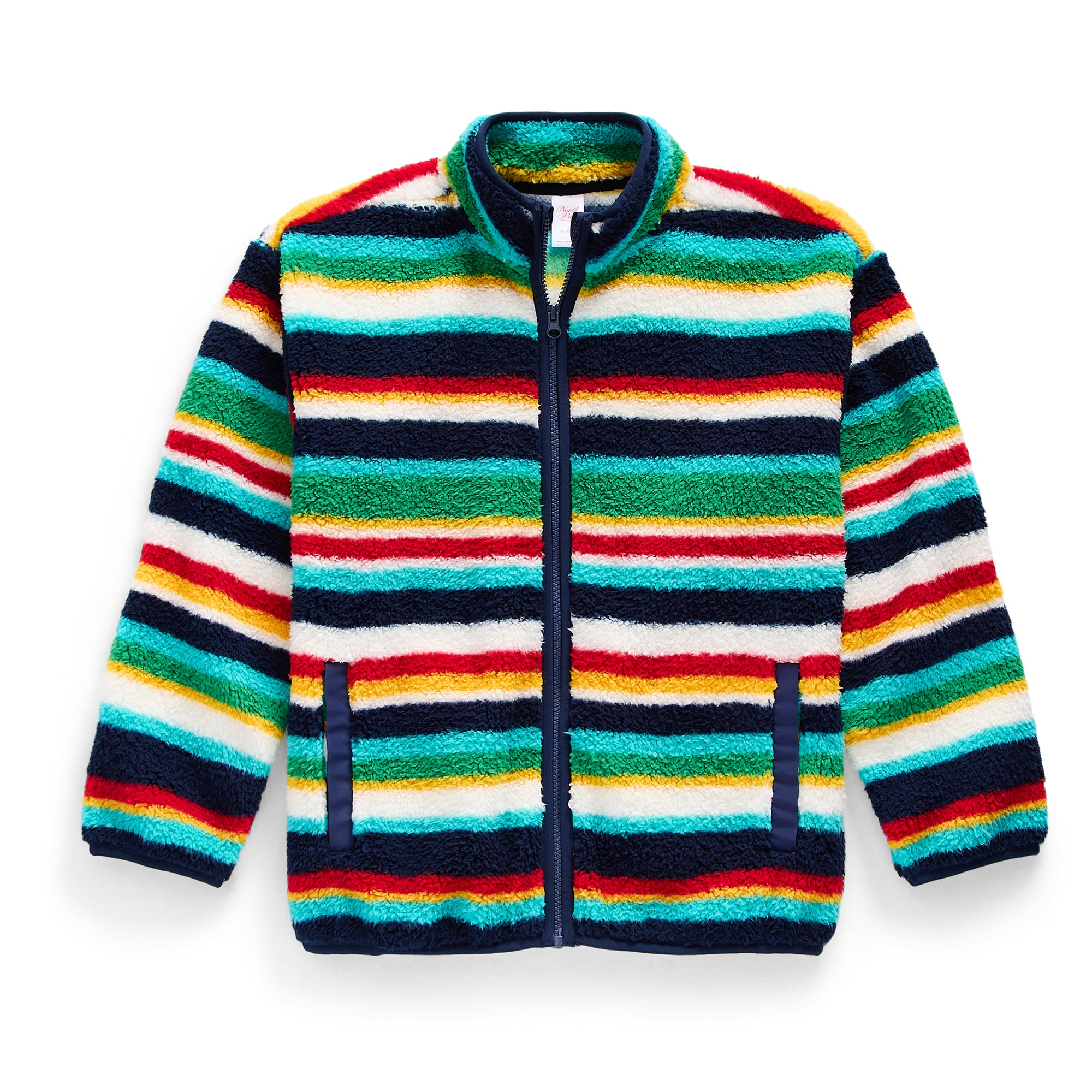 North Pole Trading Co. Big Kid Boys Long Sleeve Sherpa Jacket