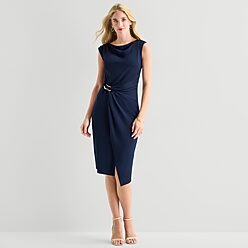 Petite Blue Dresses - Women