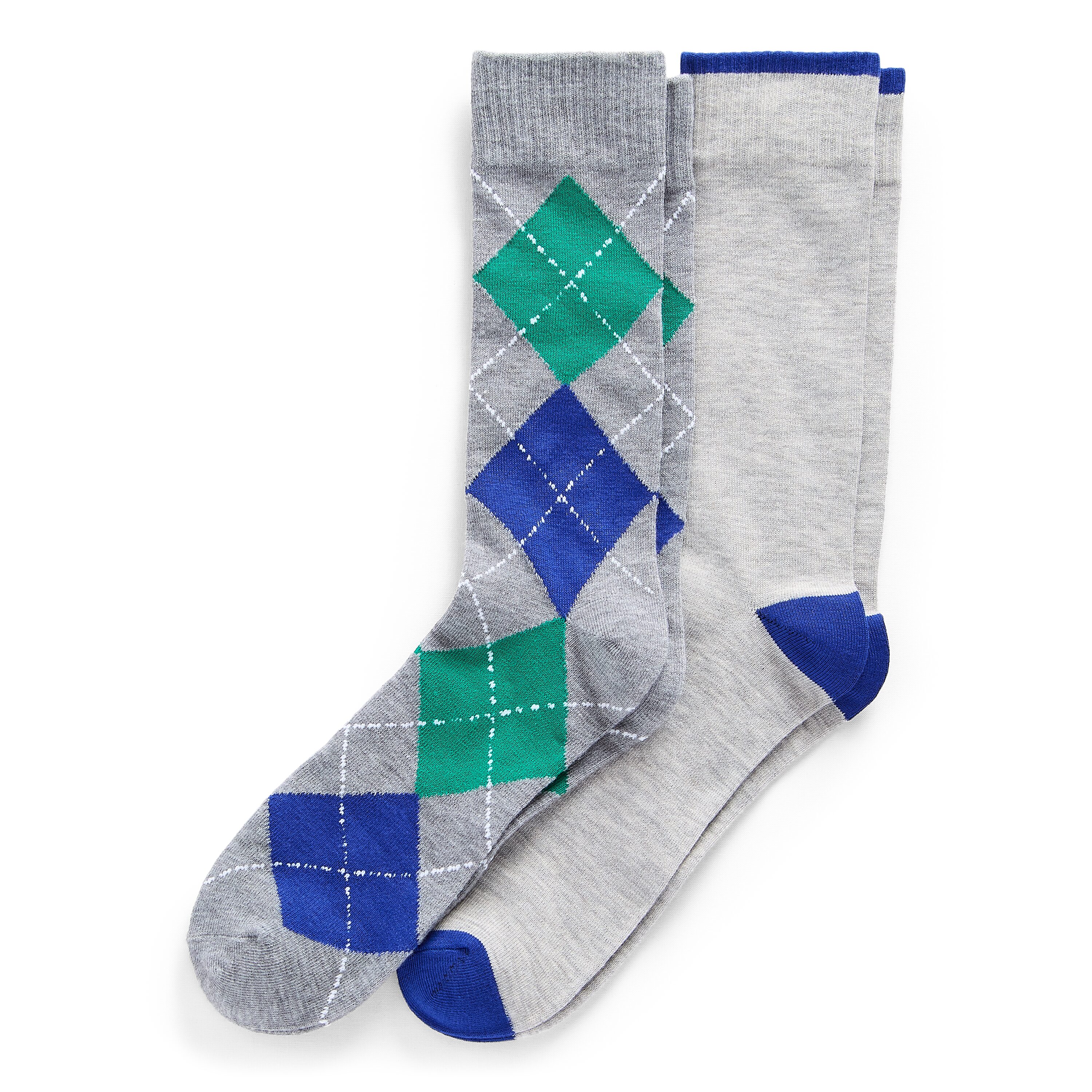 North Pole Trading Co. Mens 2 Pair Crew Socks