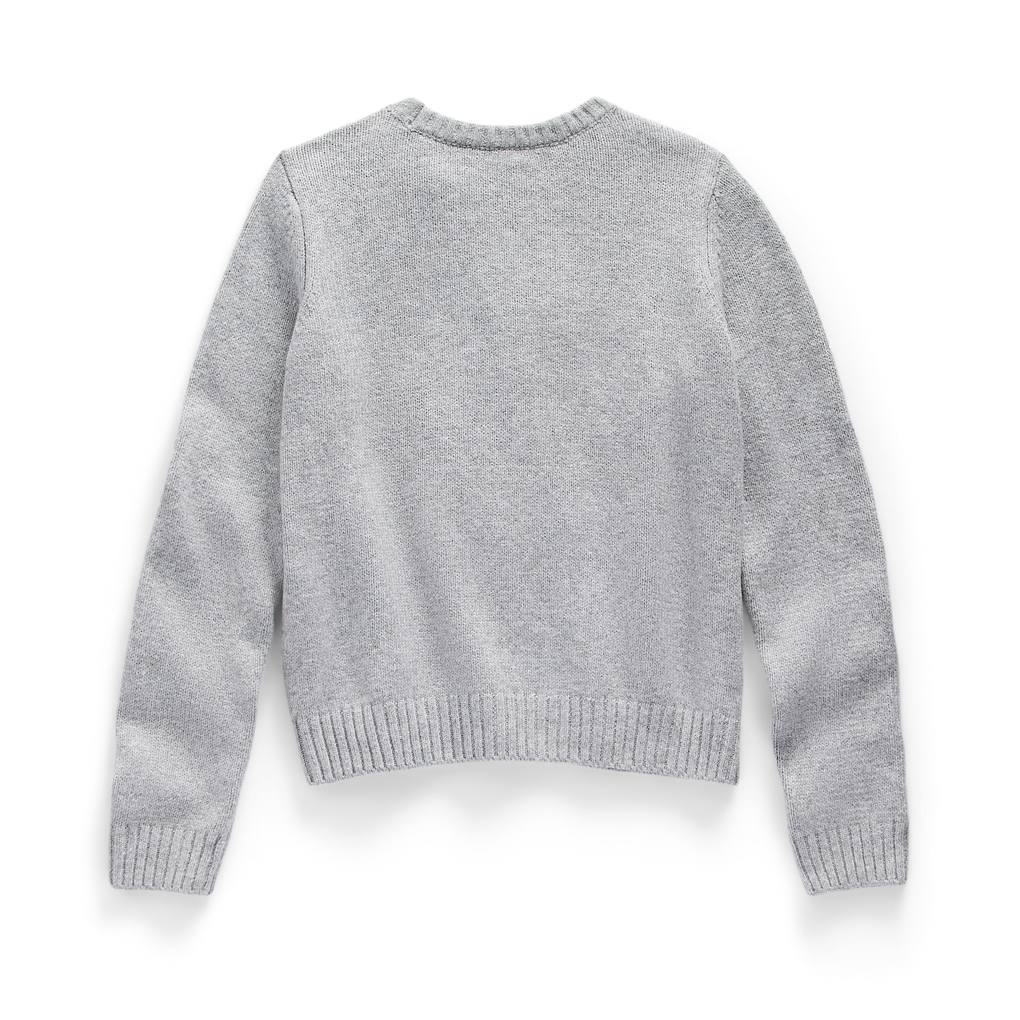 North Pole Trading Co. Girls Crew Neck Long Sleeve Pullover Sweater