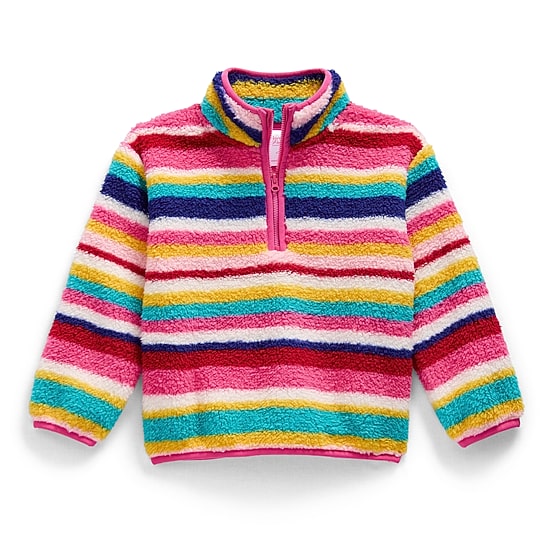 North Pole Trading Co. Womens Long Sleeve Sherpa Sweatshirt