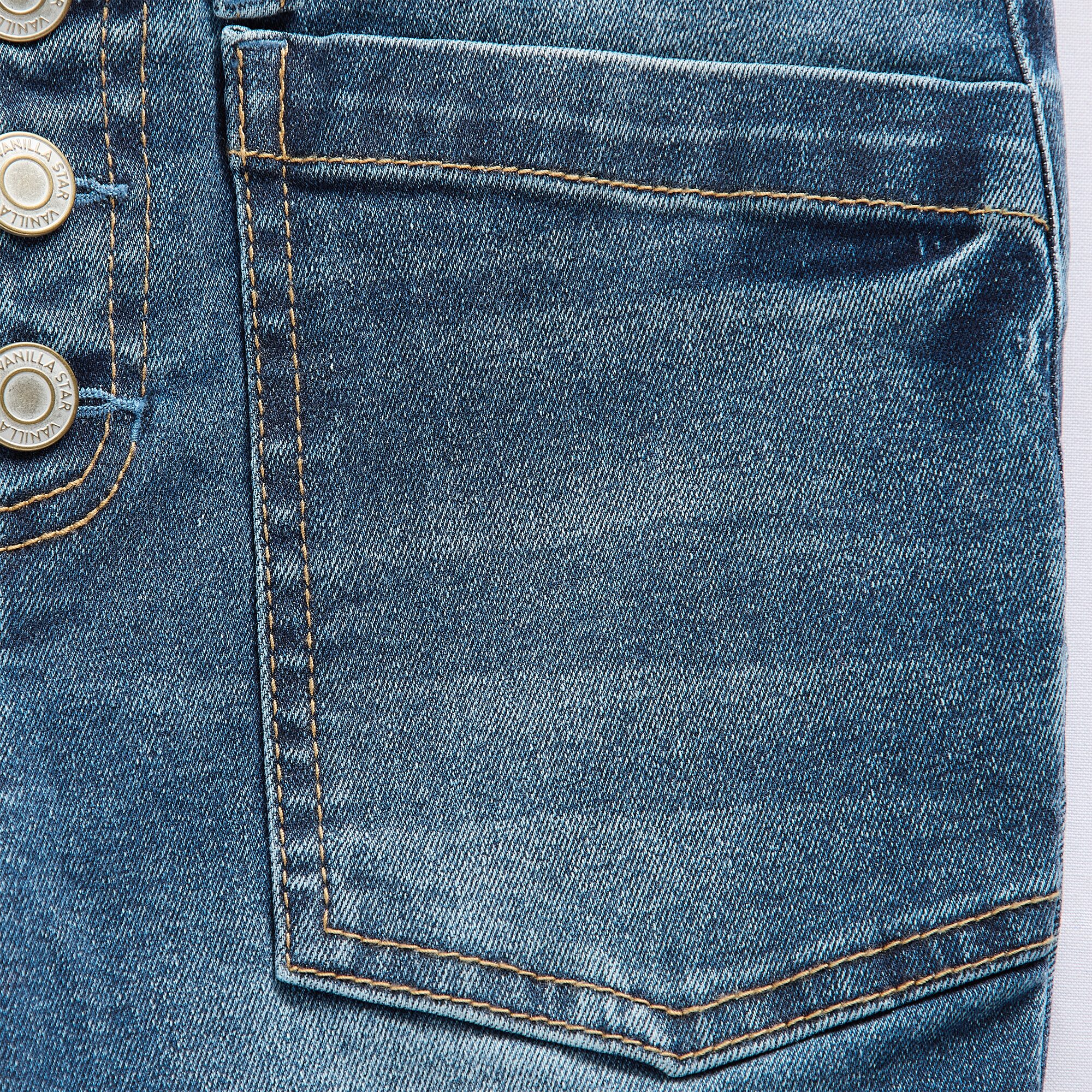 Vanilla Star Big Kid Girls Button Fly Mid Rise Flare Leg Jean