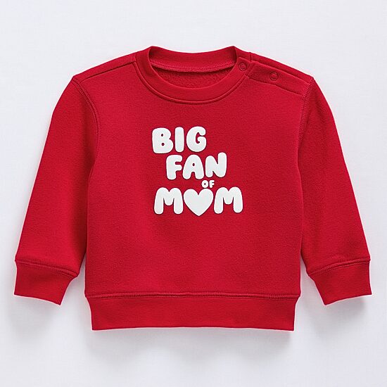 Okie Dokie Baby Unisex Crew Neck Fleece Long Sleeve Sweatshirt