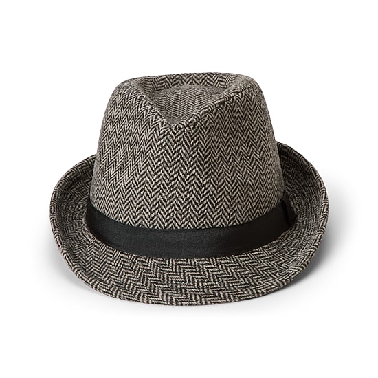 Stafford Herringbone Mens Fedora