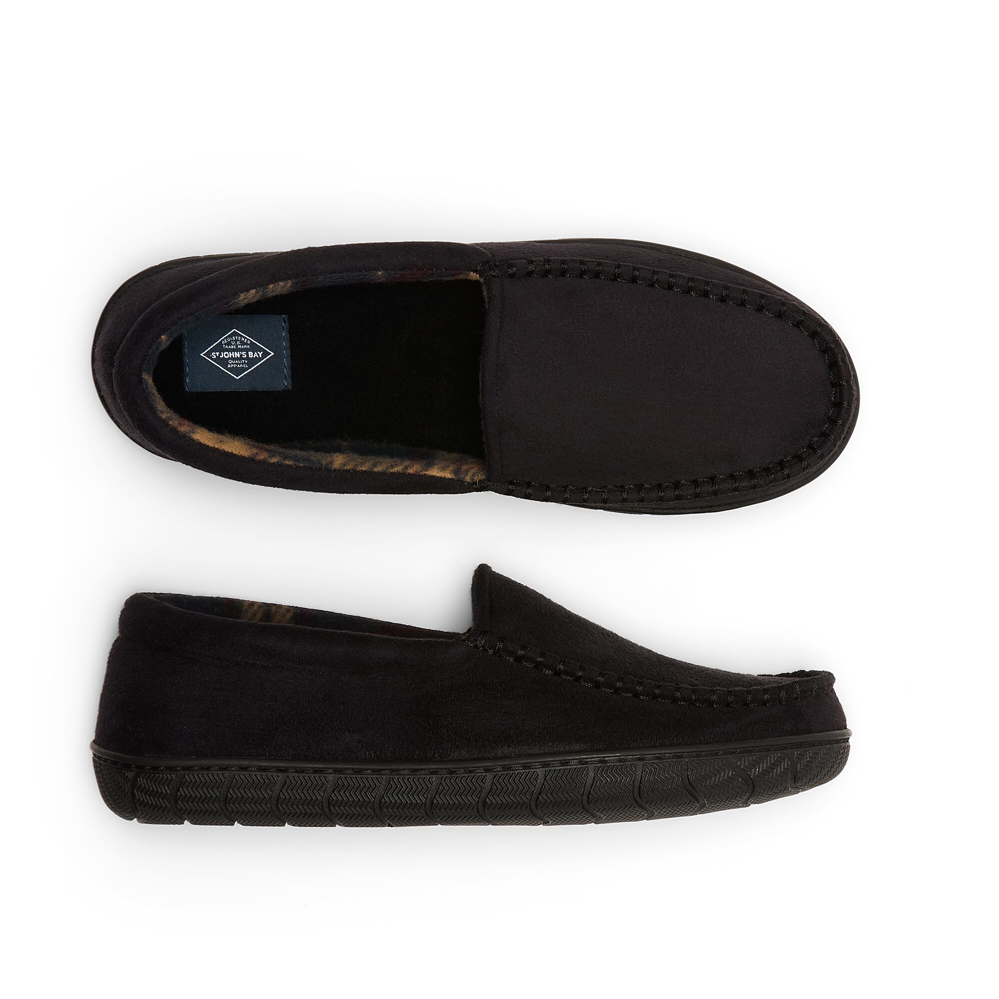 St. John's Bay Venetian Mens Moccasin Slippers