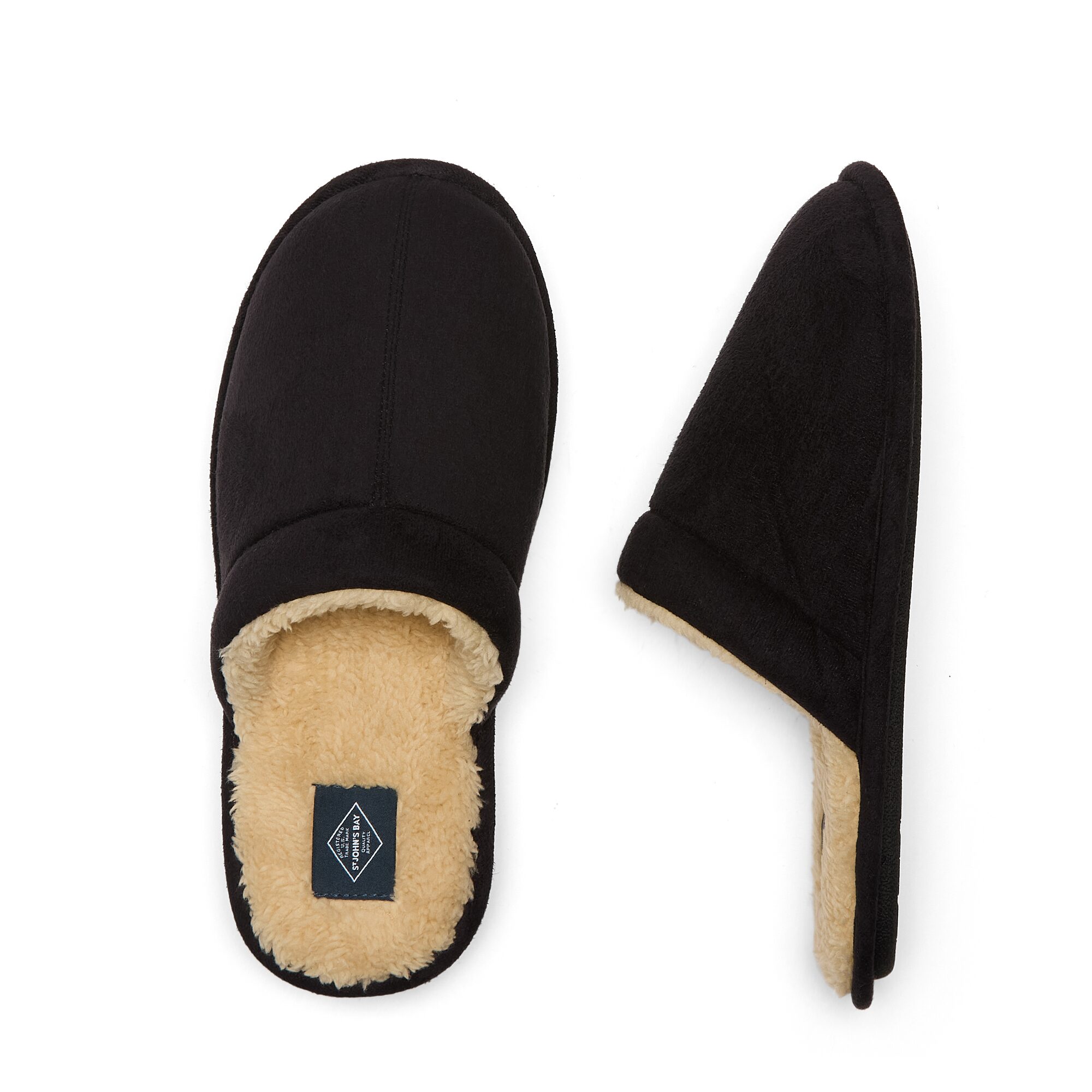 St. John's Bay Scuff Mens Slip-On Slippers