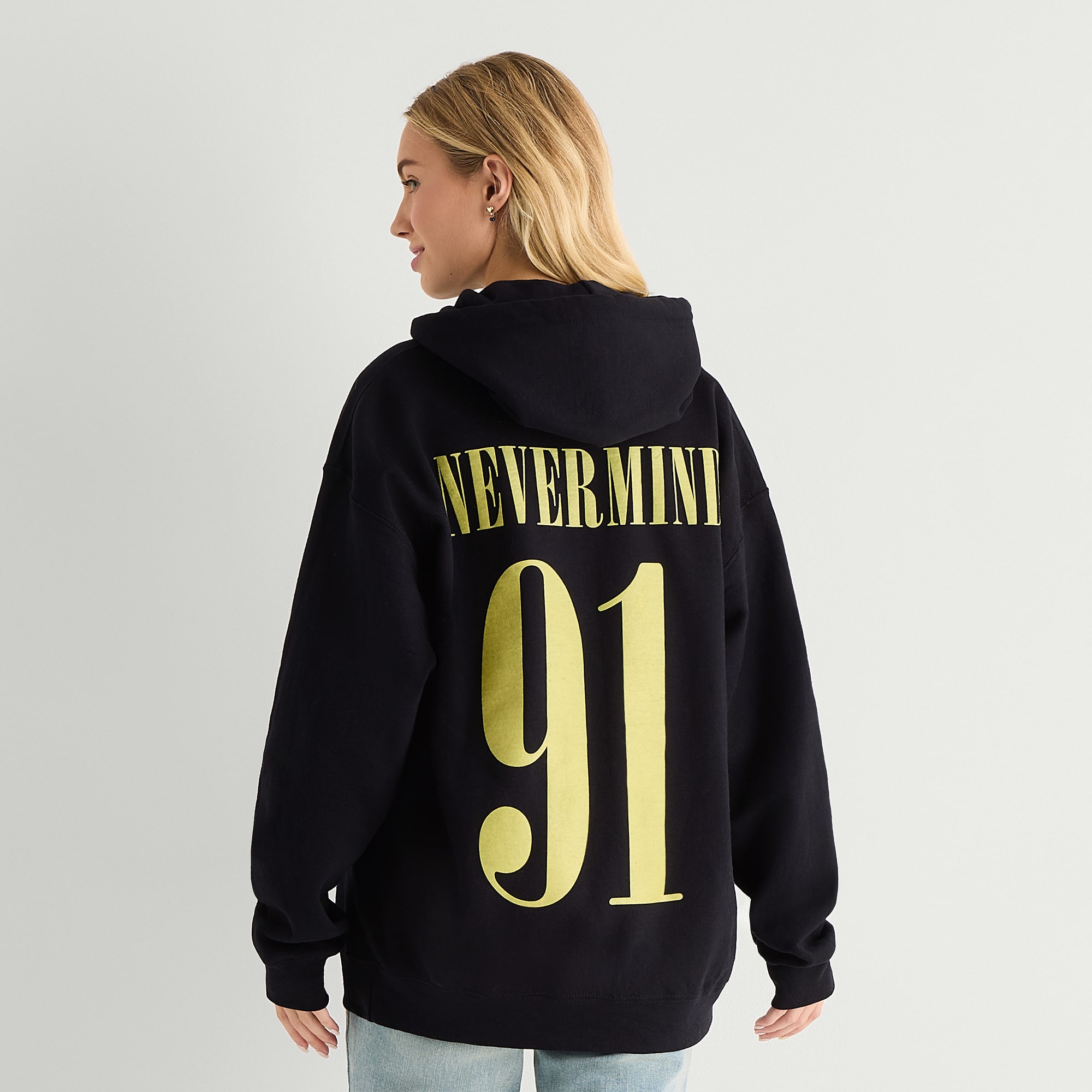 New World Nirvana Hoodie Womens Juniors Long Sleeve