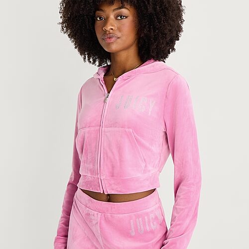 Juicy By Juicy Couture Juniors Velour 2-pc. Track Suit In Pink