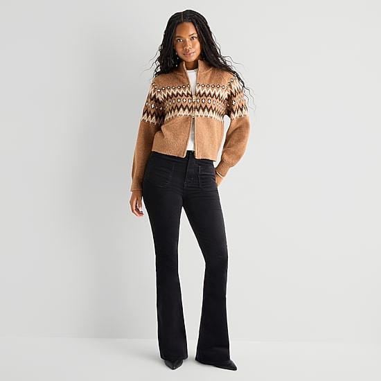 A.N.A Womens Highest Rise Flare Corduroy Pant