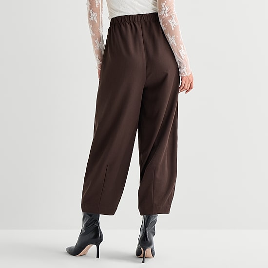 A.N.A Womens Cinched Mid Rise Pull-On Pant