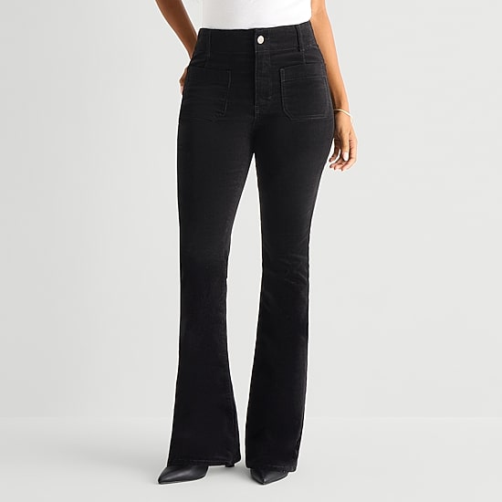 A.N.A Womens Highest Rise Flare Corduroy Pant
