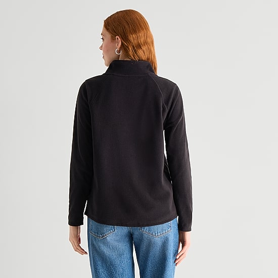 St. John's Bay Womens Easy-on + Easy-off Long Sleeve Mock Neck Top